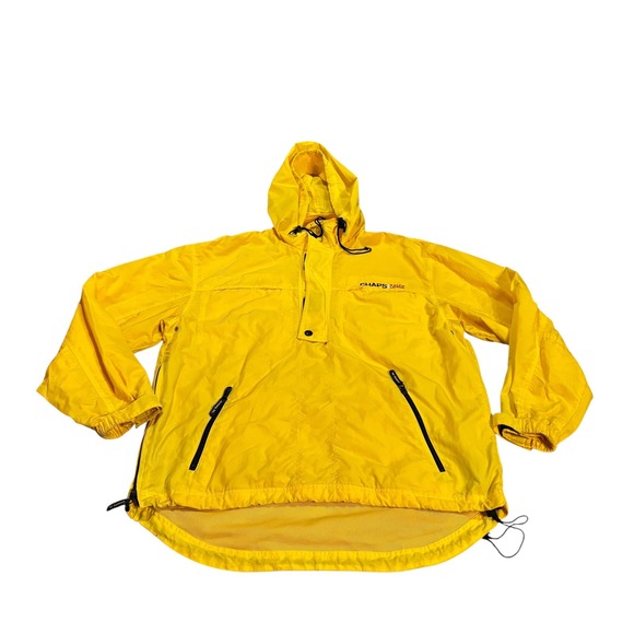 Chaps Ralph Lauren Other - Chaps Ralph Lauren Mens Yellow Anorak Windbreaker Jacket Hooded Vintage Size M‎